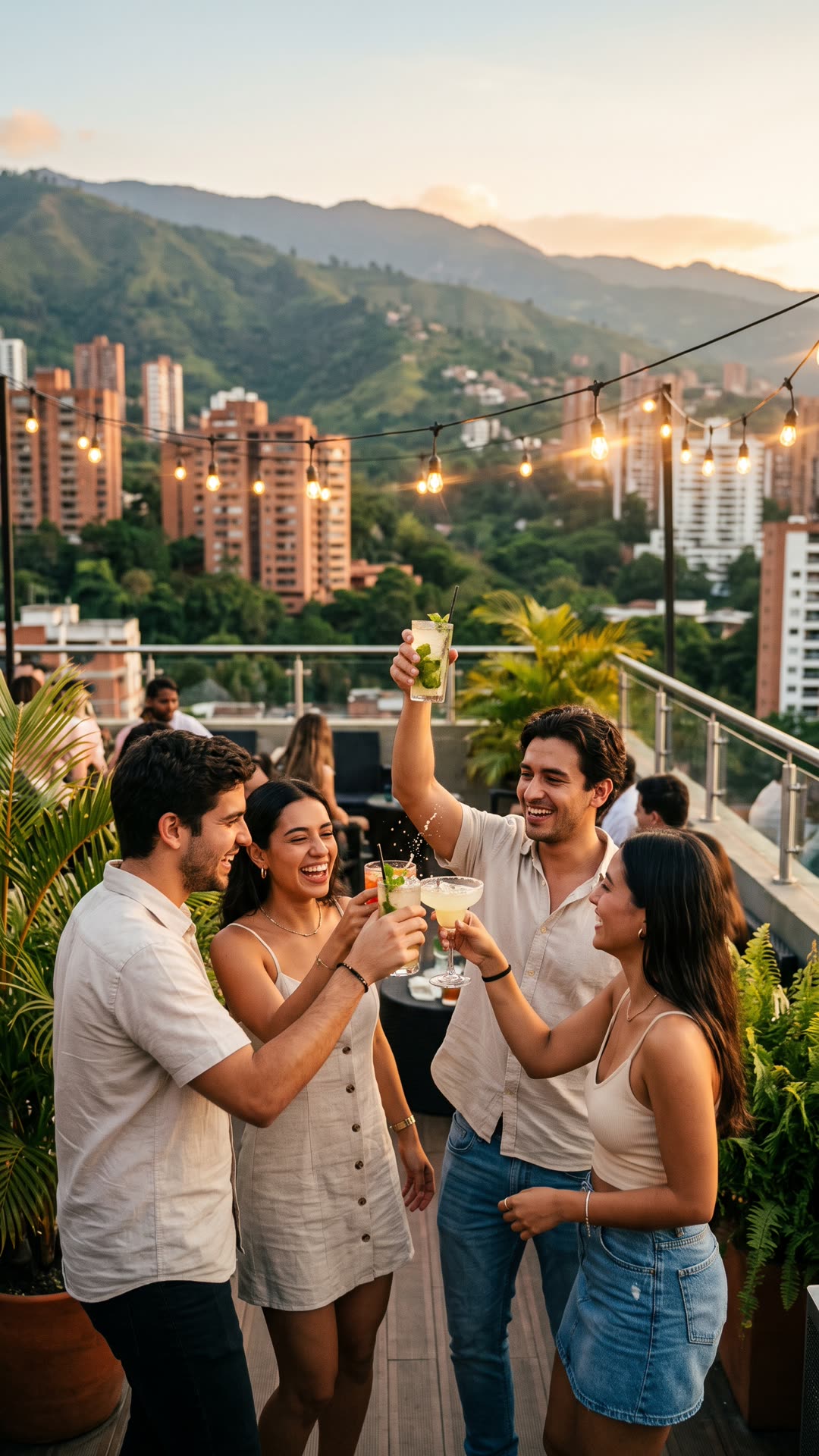 Medellín, the city of eternal spring (AI-generated image)