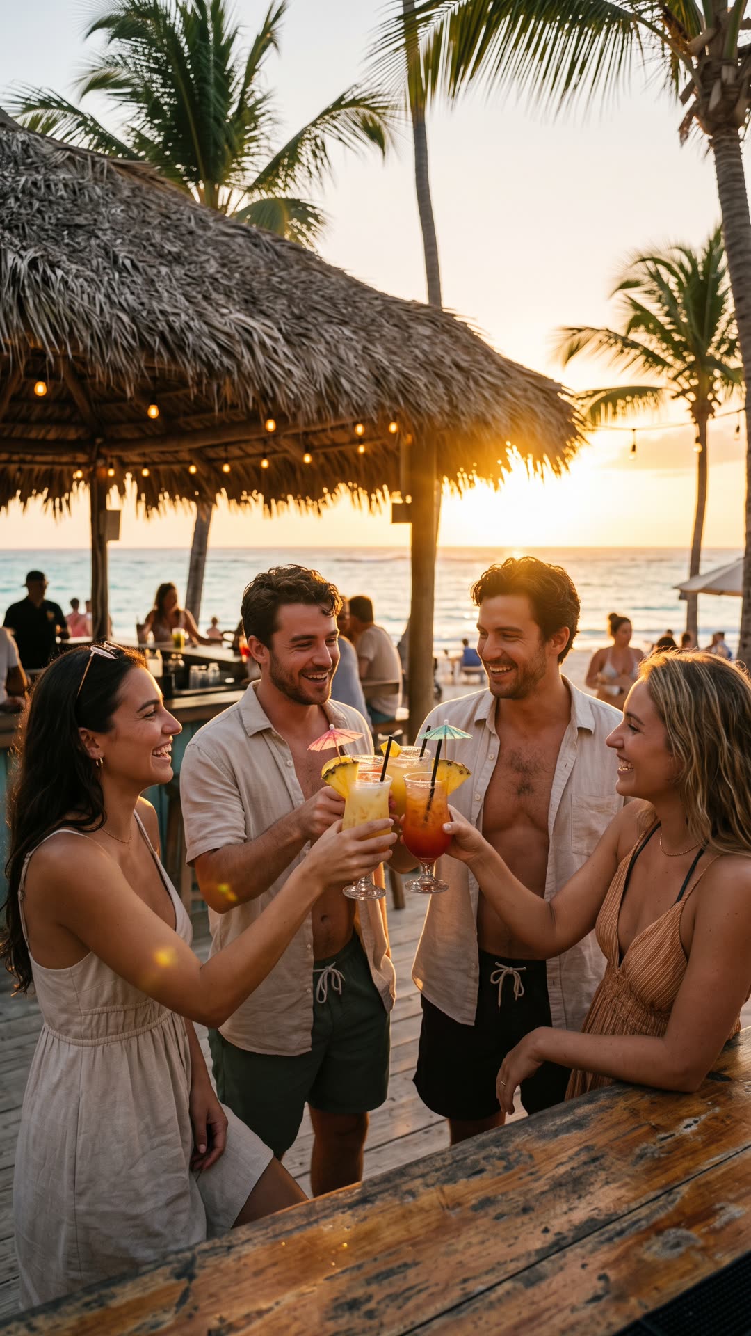A beach evening in Punta Cana (AI-generated image)