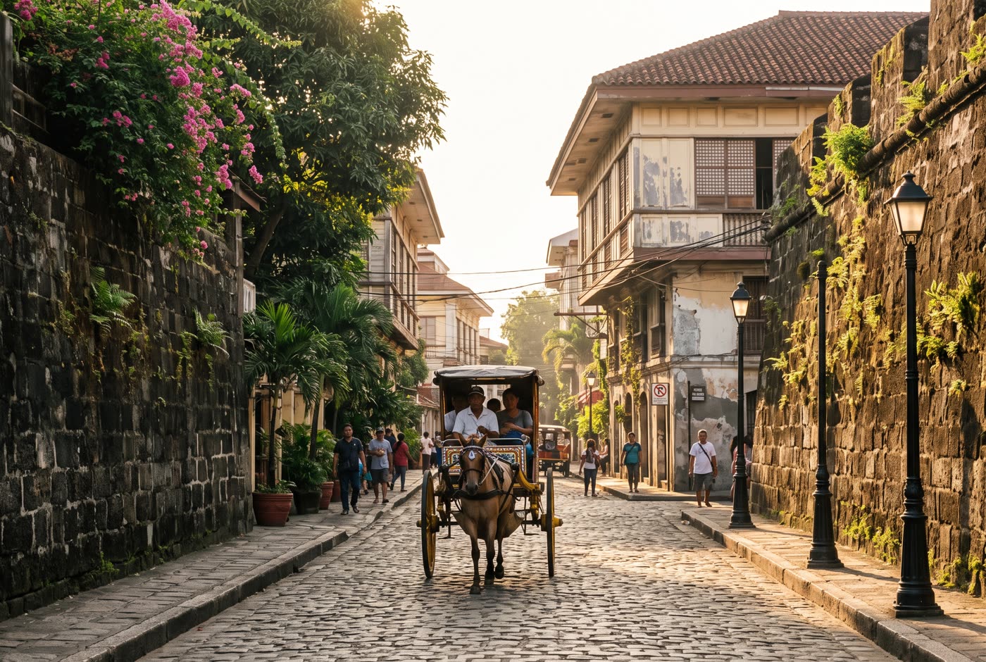 The walls of Intramuros in Manila (AI-generated image)